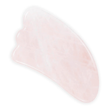 Outil de beauté Gua Sha en quartz rose