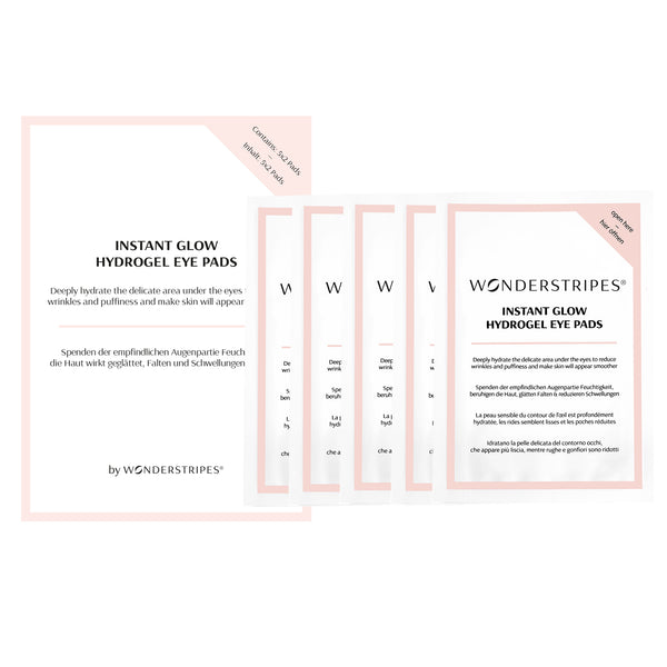 Coussinets pour les yeux en hydrogel Instant Glow (5x2 coussinets pour les yeux)